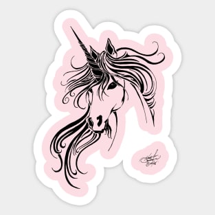 Tribal Unicorn Sticker
